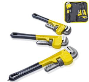 Yellow 3 pack heavy duty pipe set 