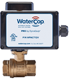The difference with WaterCop is that when it detects a leak, it automatically closes your home or building’s water supply at the valve.