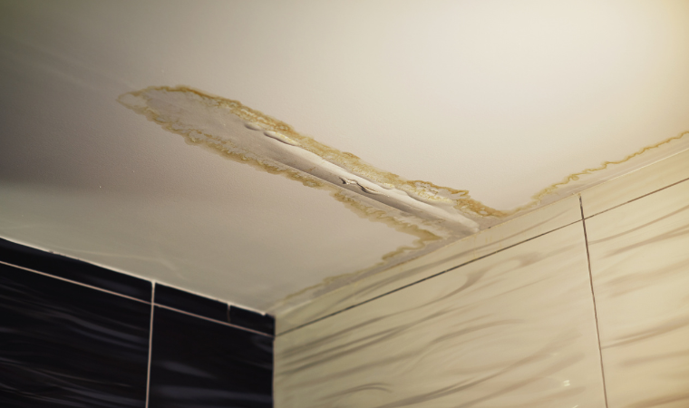 Ceiling Leaking from Bathroom Upstairs