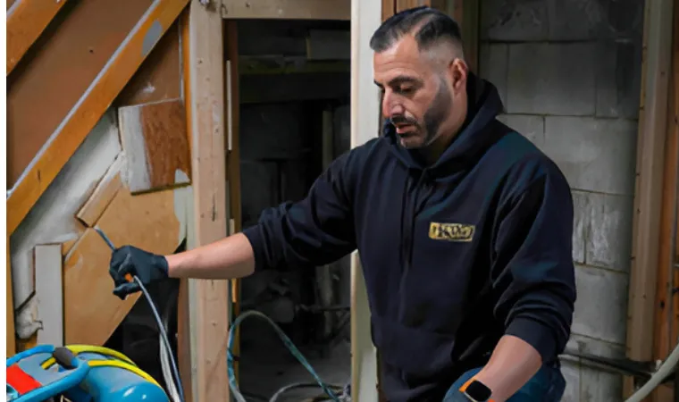 Running water from a faucet in a clean bathtub needing MISSISSAUGA DRAIN CLEANING SERVICE. Running water from a faucet in a clean bathtub needing MISSISSAUGA DRAIN CLEANING SERVICE.